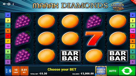 Maaax Diamonds Golden Nights  игровой автомат Gamomat
